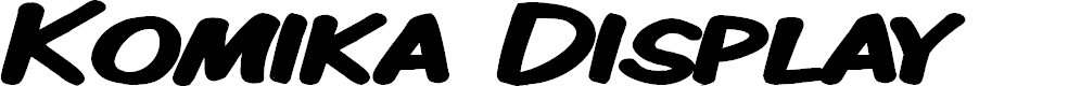 Preview image for Komika Display Kaps Wide Bold