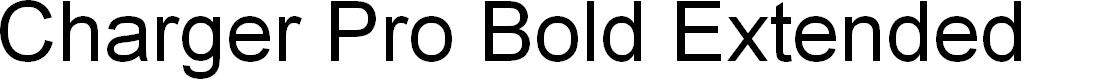 Preview image for Charger Pro Bold Extended
