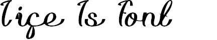 Preview image for Life Is Font