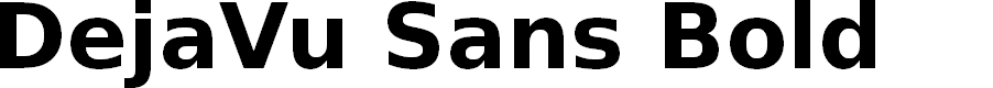 Preview image for DejaVu Sans Bold