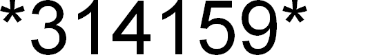 Preview image for Code39Azalea Font