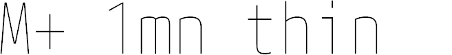 Preview image for M+ 1mn thin