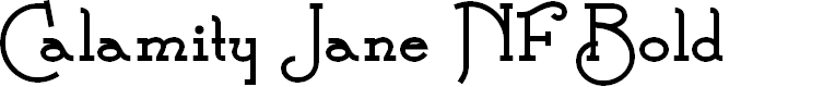 Preview image for Calamity Jane NF Bold