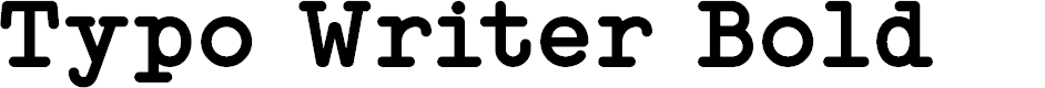 Preview image for Typo Writer Demo Bold