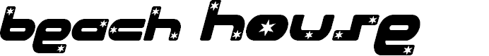 Preview image for Beach House Stars Italic
