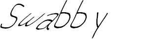 Preview image for Swabby Condensed Regular Italic