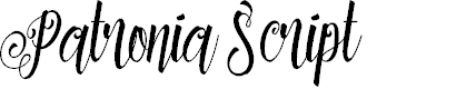 Preview image for Patronia Script