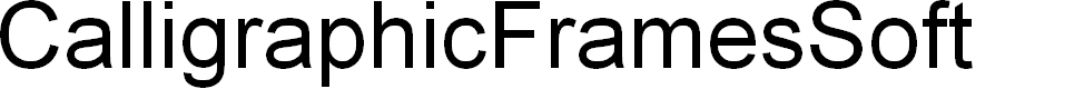 Preview image for CalligraphicFramesSoft