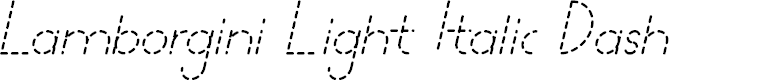 Preview image for Lamborgini Light Italic Dash