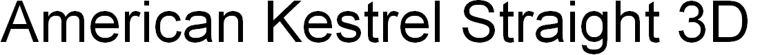 Preview image for American Kestrel Straight 3D