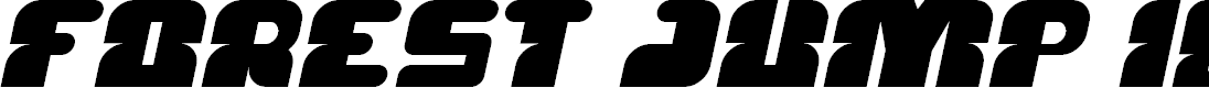Preview image for FOREST JUMP Italic