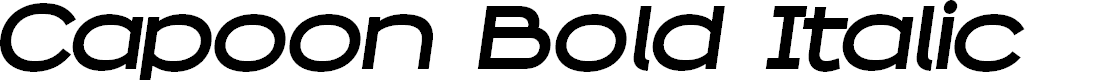 Preview image for Capoon PERSONAL USE Bold Italic