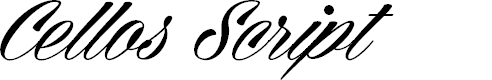 Preview image for Cellos Script Personal Use Only