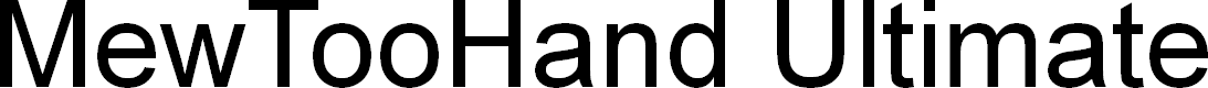 Preview image for MewTooHand UltimateItalic Wide