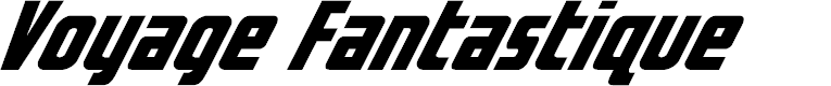Preview image for Voyage Fantastique Font