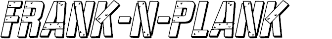 Preview image for Frank-n-Plank 3D Bold Italic