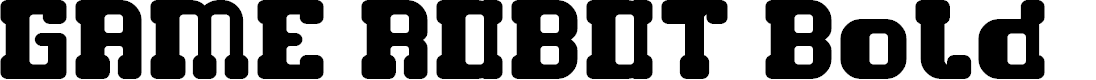 Preview image for GAME ROBOT Bold