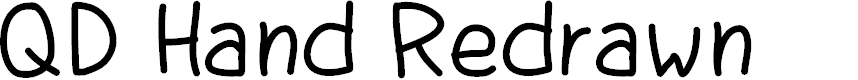 Preview image for QDHandRedrawn Font