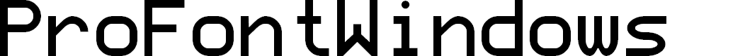 Preview image for ProFontWindows