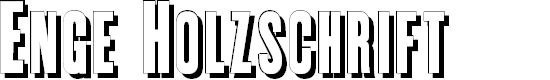 Preview image for Enge Holzschrift Shadow