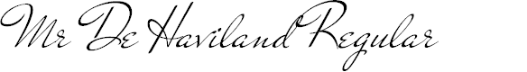 Preview image for Mr De Haviland Regular