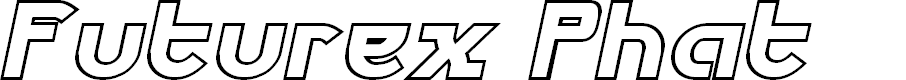 Preview image for Futurex Phat Outline Italic