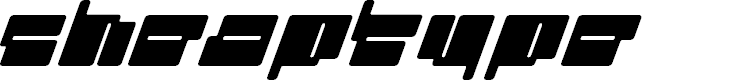 Preview image for cheaptype (italic)