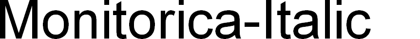 Preview image for Monitorica-Italic