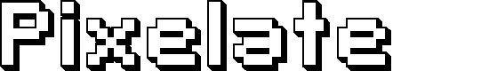 Preview image for SF Pixelate Shaded Bold