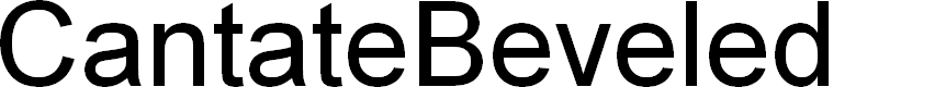Preview image for CantateBeveled