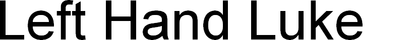 Preview image for Left Hand Luke Expanded Italic
