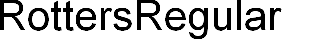 Preview image for RottersRegular