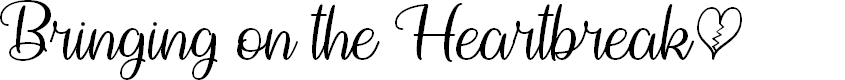 Preview image for Bringing on the Heartbreak Reg