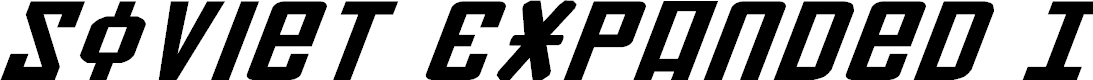 Preview image for Soviet Expanded Italic