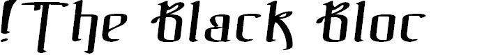 Preview image for !The Black Bloc Italic