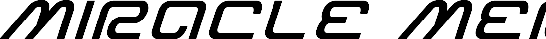 Preview image for Miracle Mercury Semi-Bold Expanded Italic