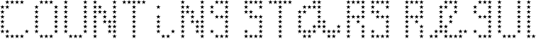 Preview image for Counting Stars Regular