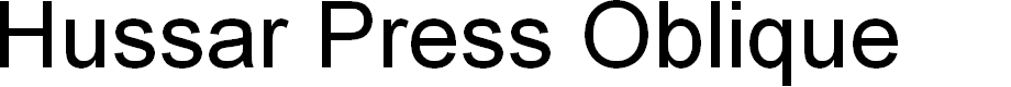 Preview image for Hussar Press Oblique