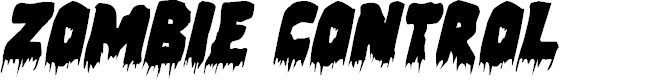 Preview image for Zombie Control Italic