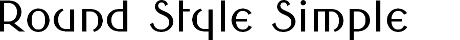Preview image for Round Style Simple