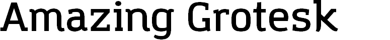Preview image for Amazing Grotesk DemiBold