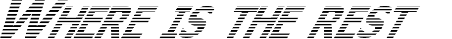 Preview image for Where is the rest Italic