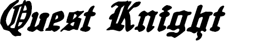 Preview image for Quest Knight Italic