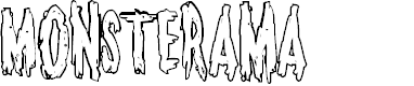Preview image for Monsterama Outline Regular