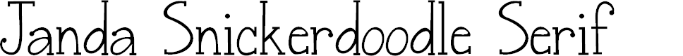 Preview image for Janda Snickerdoodle Serif