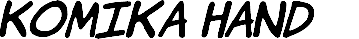 Preview image for Komika Hand Italic