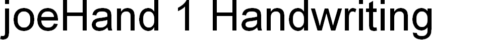 Preview image for JoeHand1
