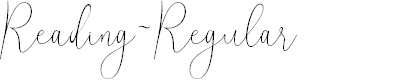 Preview image for Reading-Regular