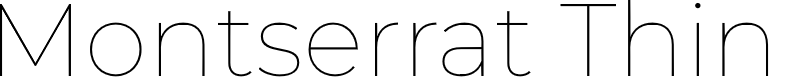 Preview image for Montserrat Thin