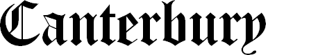 Preview image for Canterbury Regular